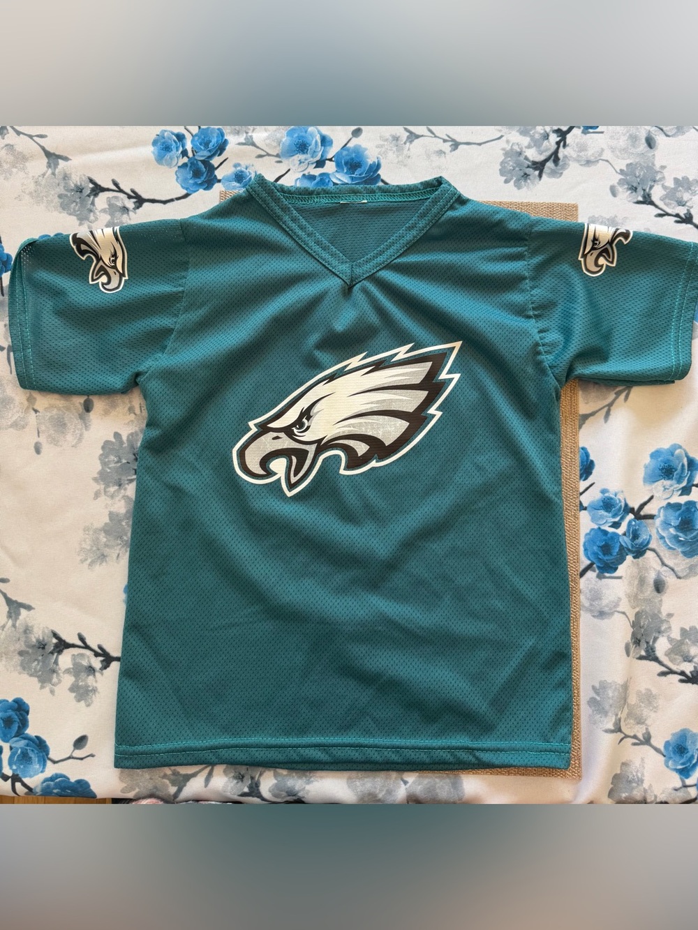 NFL Philadelphia Kids Teal Eagles Football Jersey
